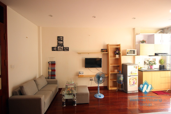 4th-floor studio apartment for rent in Cau Giay District